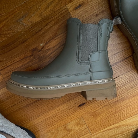 Hunter Women’s Green Waterproof Boots